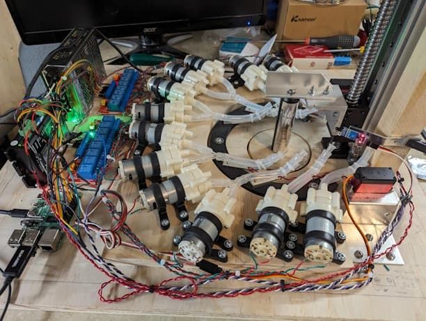 Voice-Activated Bartending Table